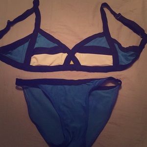Blue bathing suit